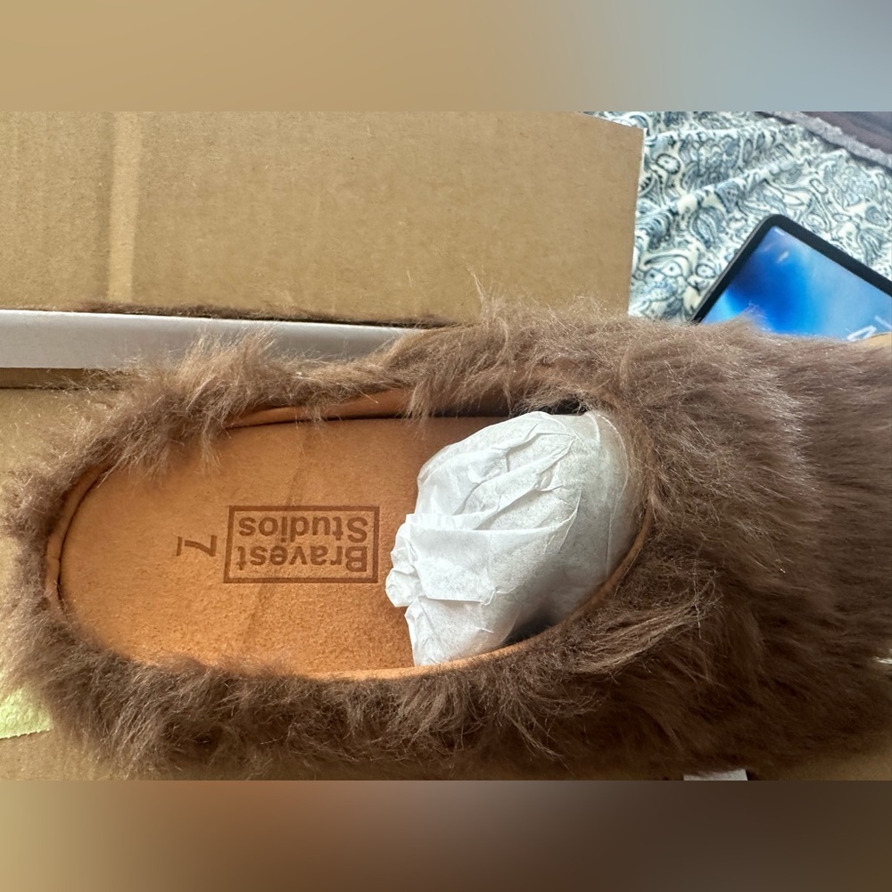 Brave studio faux fur shoe